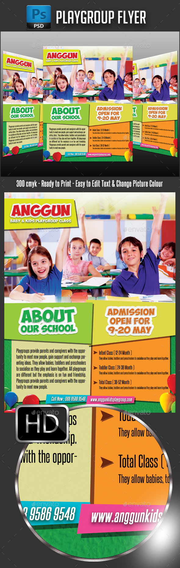GraphicRiver Playgroup Junior School 11188337 GraphicRiver Playgroup Junior School 11188337