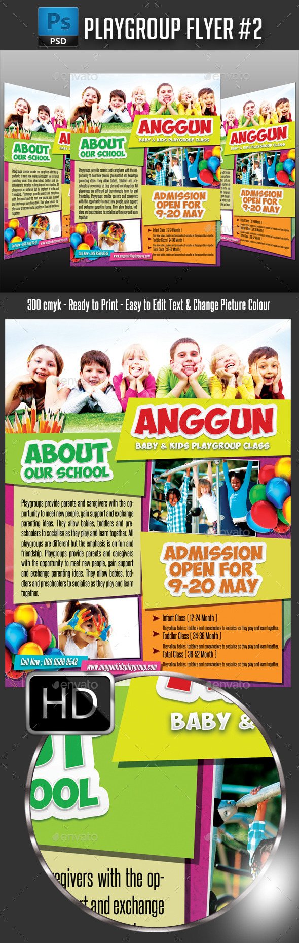 GraphicRiver Playgroup Junior School #2 11188455 GraphicRiver Playgroup Junior School #2 11188455