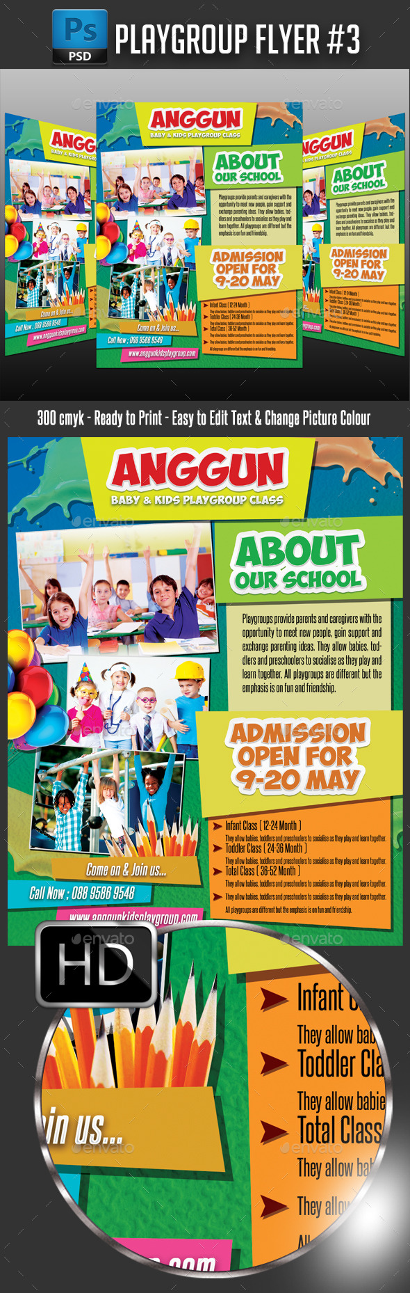 GraphicRiver Playgroup Junior School #3 11189791 GraphicRiver Playgroup Junior School #3 11189791