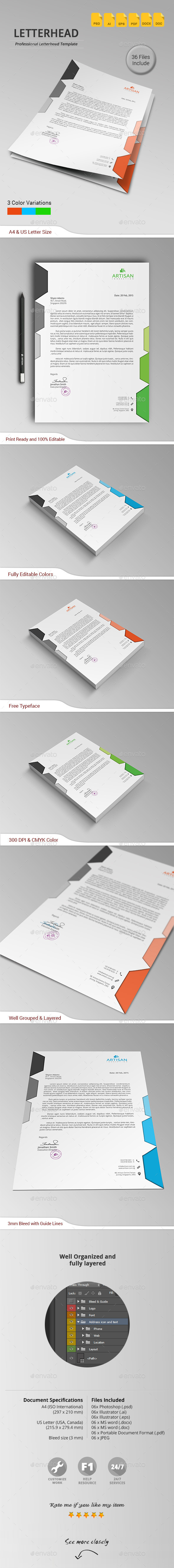 GraphicRiver Letterhead 11189933 GraphicRiver Letterhead 11189933