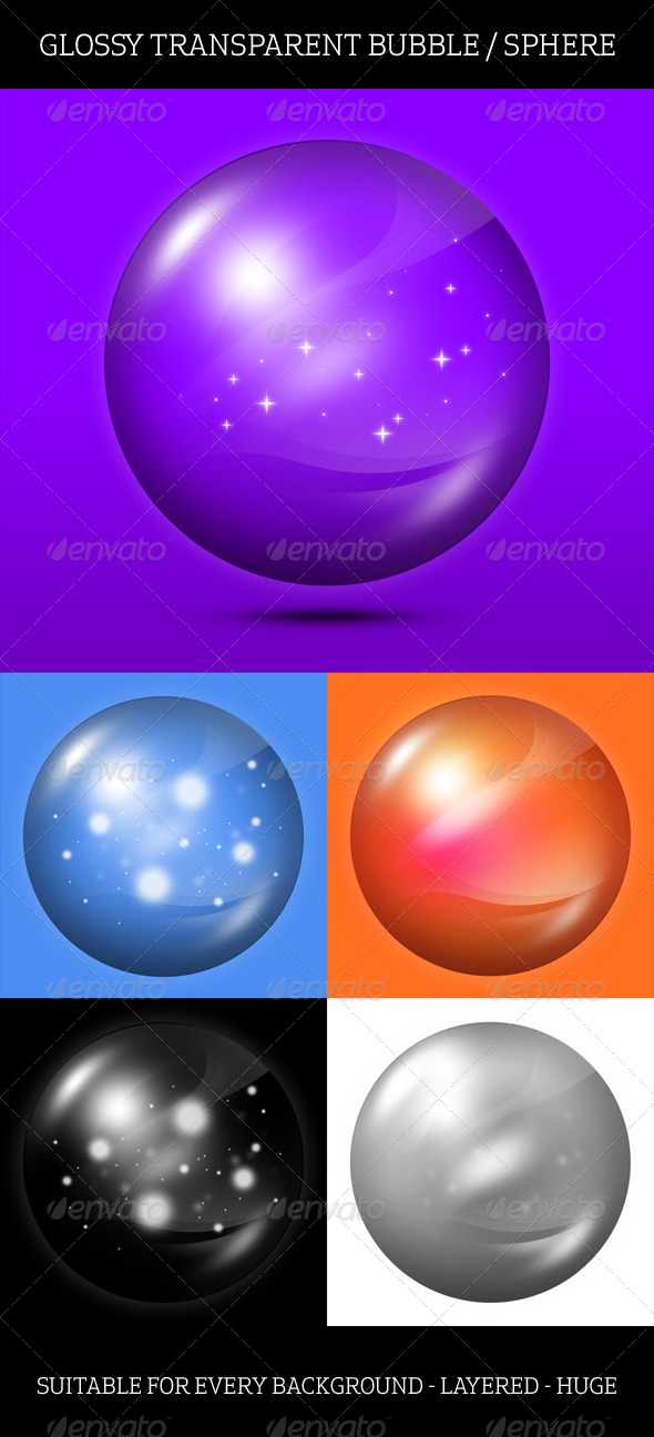 Transparent Bubble Sphere Transparent Bubble Sphere