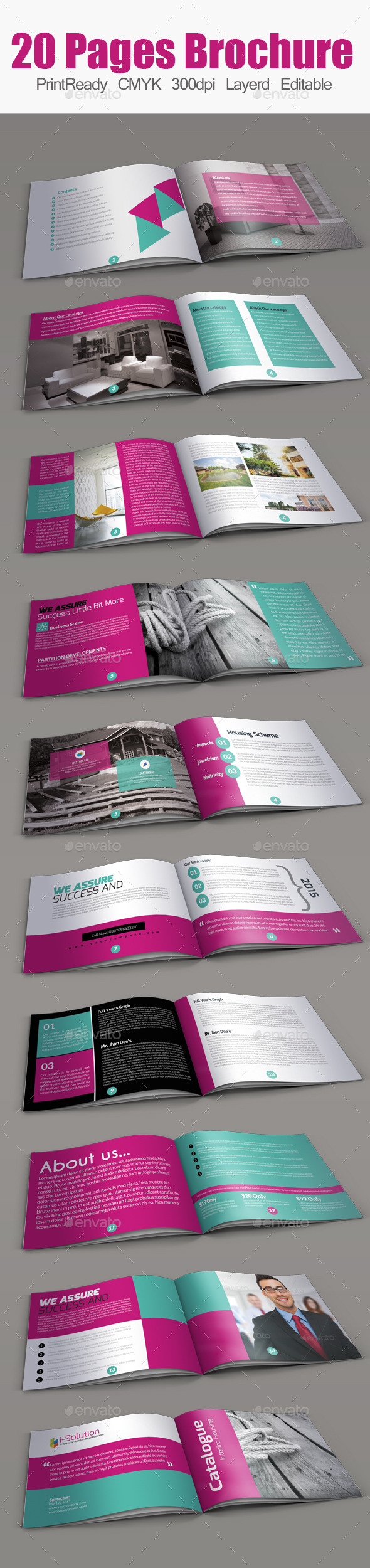 GraphicRiver Multiuse Minimal Square Brochure 11190443 GraphicRiver Multiuse Minimal Square Brochure 11190443