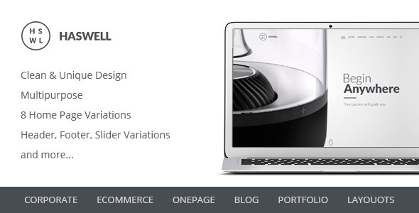 Haswell - Multipurpose PSD Template