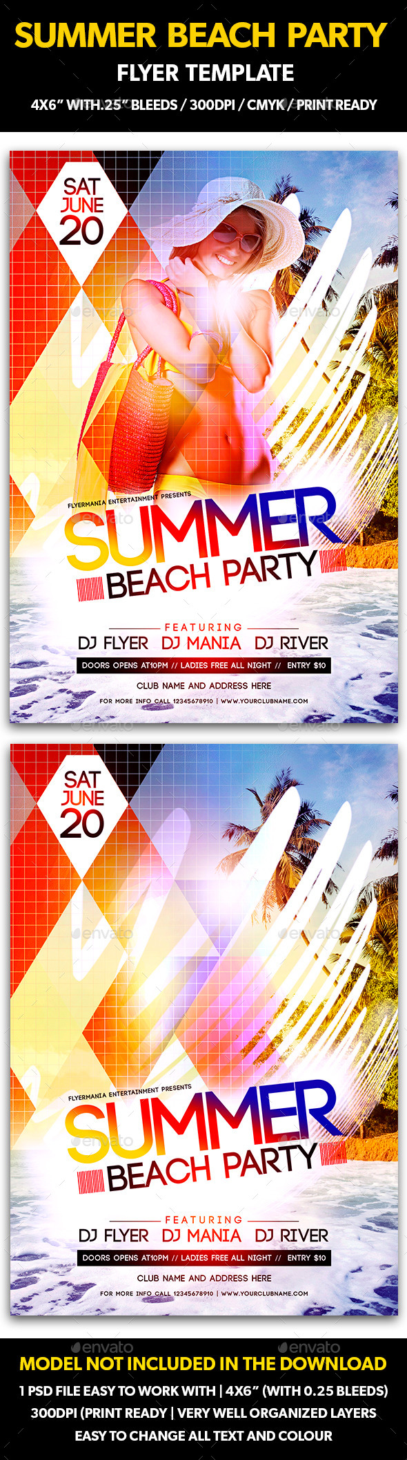 GraphicRiver Summer Beach Party Flyer Template 11195543 GraphicRiver Summer Beach Party Flyer Template 11195543
