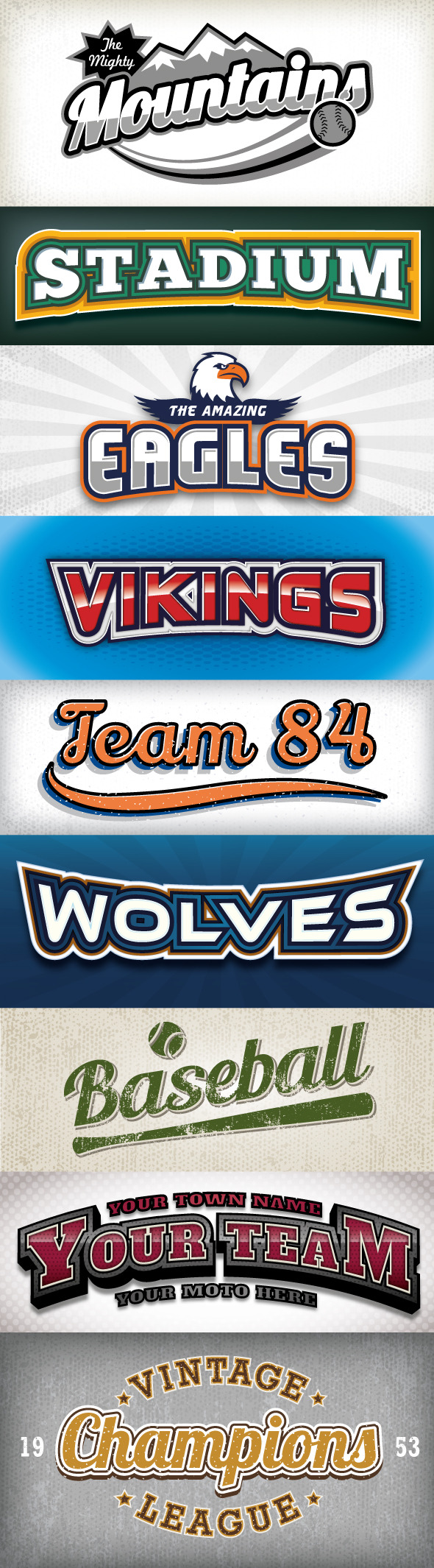 GraphicRiver Sport Logo Styles 11195563 GraphicRiver Sport Logo Styles 11195563