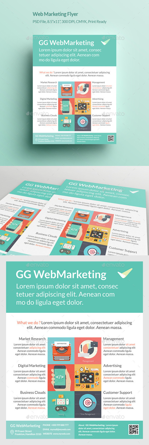 GraphicRiver Web Marketing Flyer 11164964 GraphicRiver Web Marketing Flyer 11164964