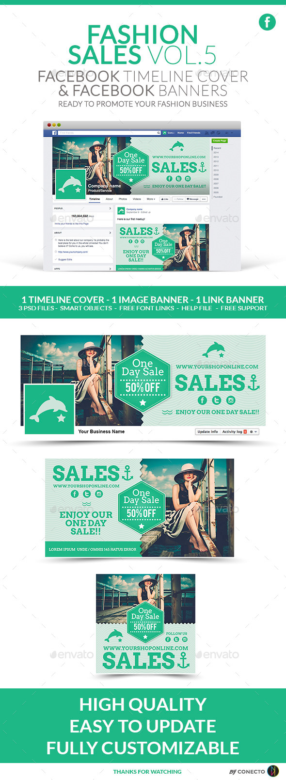 GraphicRiver Facebook Pack Fashion Sales Vol 5 11197933 GraphicRiver Facebook Pack Fashion Sales Vol 5 11197933