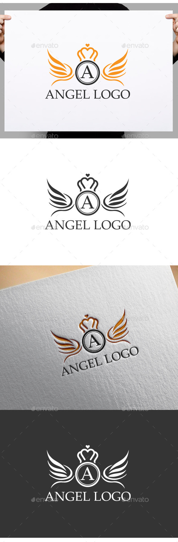 GraphicRiver Angel Logo 11198009 GraphicRiver Angel Logo 11198009