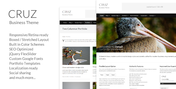 Cruz - Modern Business Wordpress