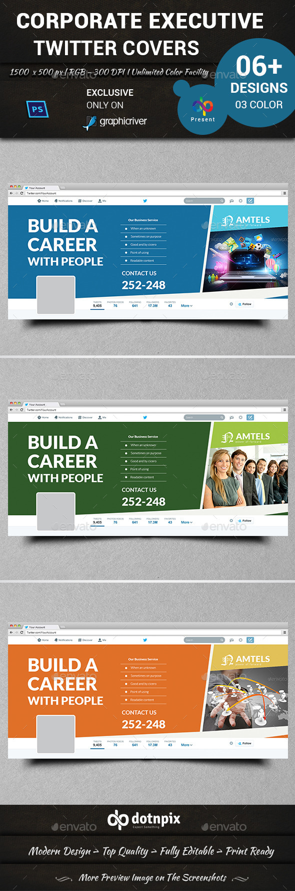 GraphicRiver Corporate Executive Twitter Covers 11198972 GraphicRiver Corporate Executive Twitter Covers 11198972