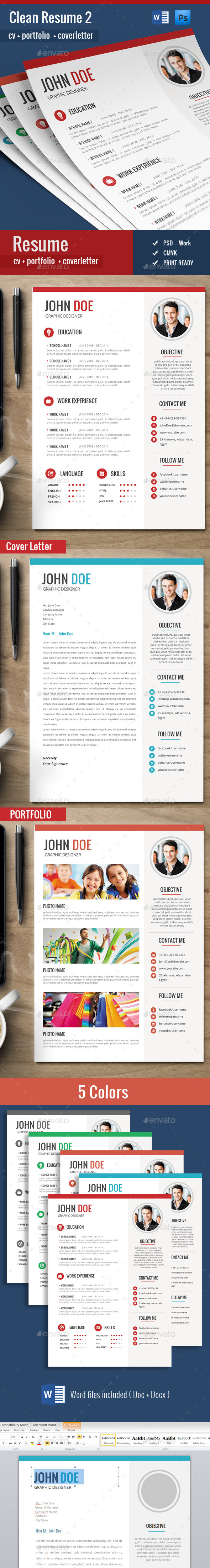 GraphicRiver Cv Resume Set 11199100 GraphicRiver Cv Resume Set 11199100