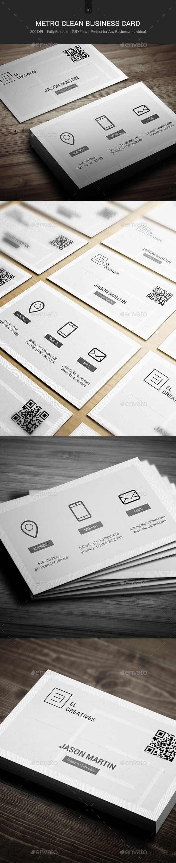 GraphicRiver Metro Clean Business Card 20 11199192 GraphicRiver Metro Clean Business Card 20 11199192