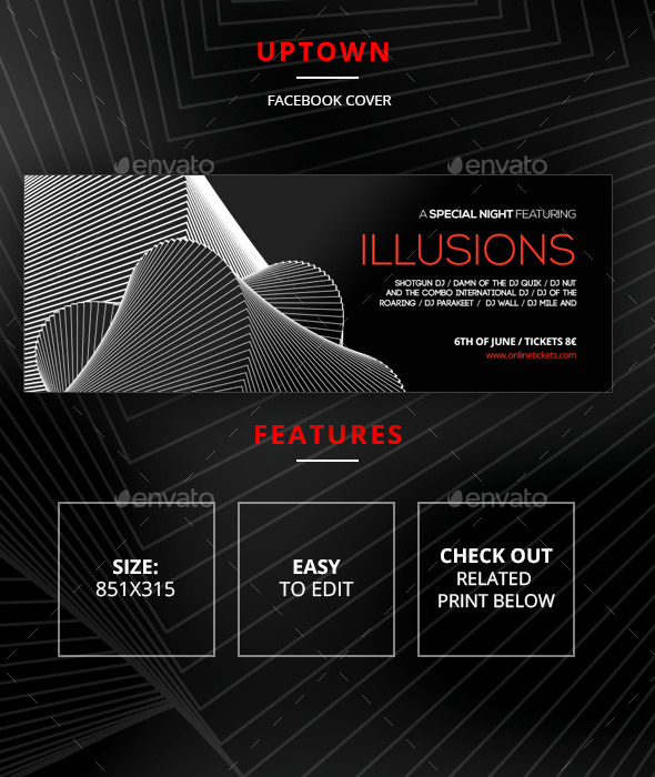 GraphicRiver Illusions Facebook Cover 11199448 GraphicRiver Illusions Facebook Cover 11199448