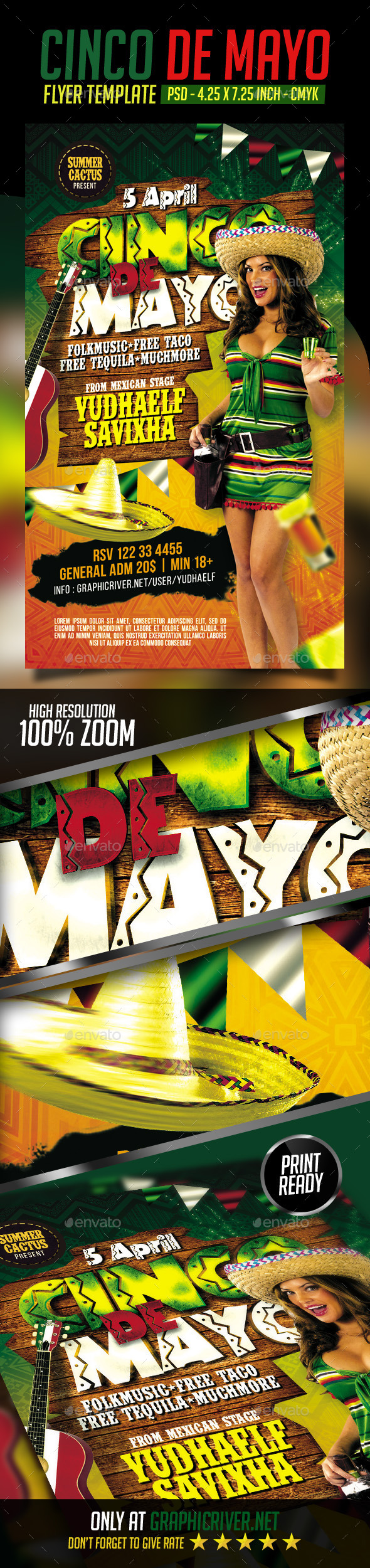 GraphicRiver Cinco De Mayo Flyer 11200303 GraphicRiver Cinco De Mayo Flyer 11200303