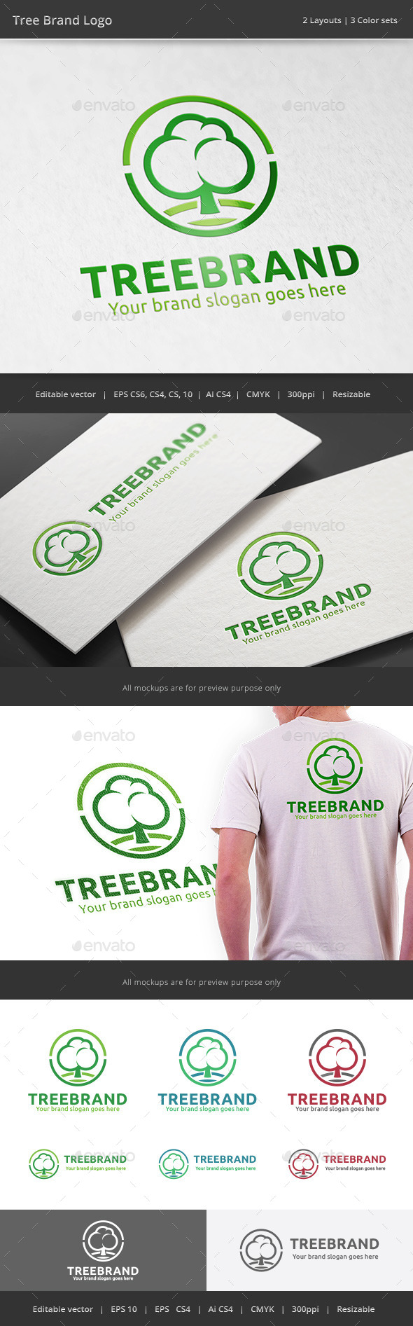 GraphicRiver Tree Brand Logo 11200526 GraphicRiver Tree Brand Logo 11200526