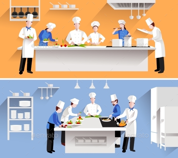 Cooking Process Illustration (Services)