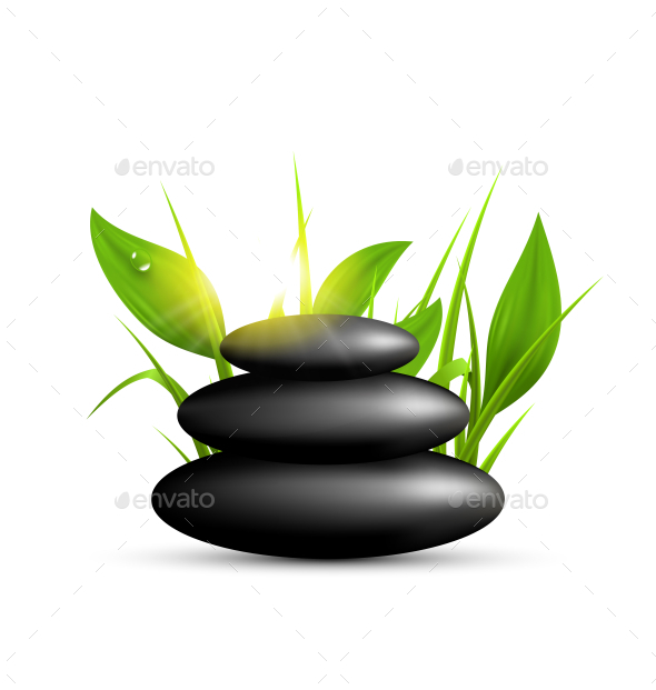 GraphicRiver Stack of Spa Stones with Grass and Sunshine 11201269 GraphicRiver Stack of Spa Stones with Grass and Sunshine 11201269