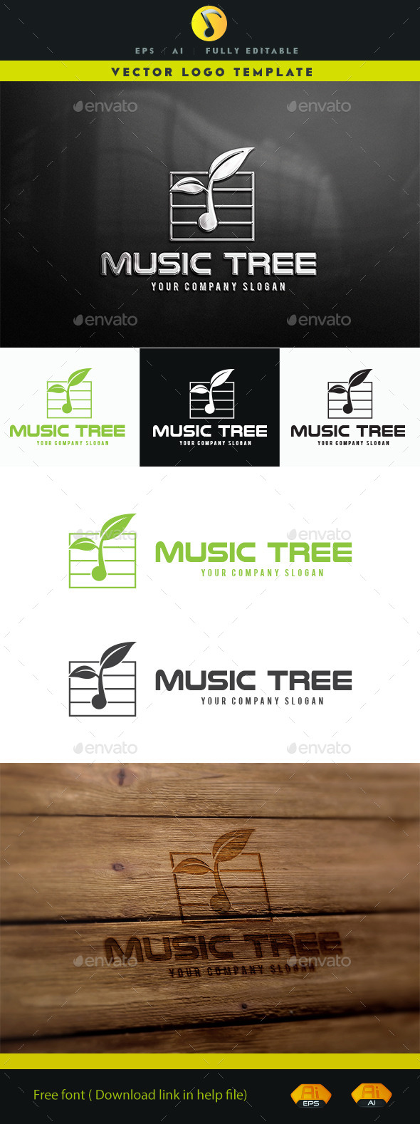GraphicRiver Music Tree 11201359 GraphicRiver Music Tree 11201359