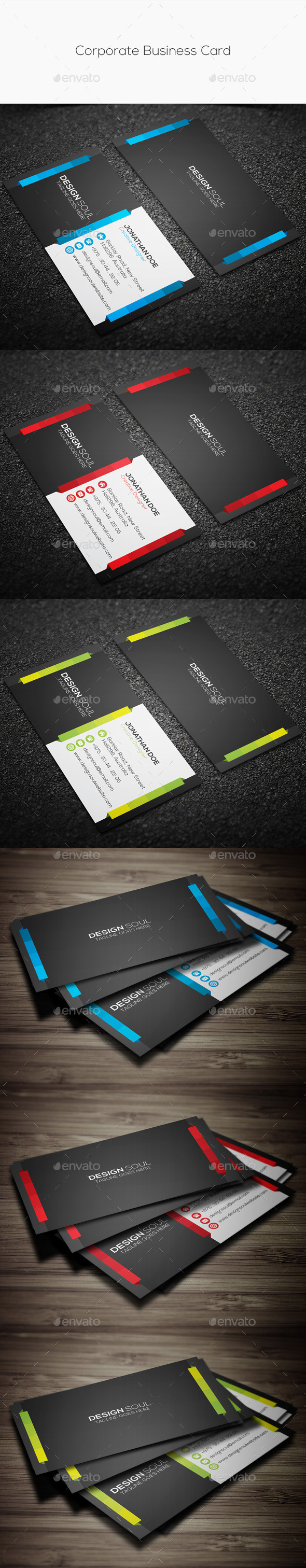 GraphicRiver Corporate Business Card 11201564 GraphicRiver Corporate Business Card 11201564
