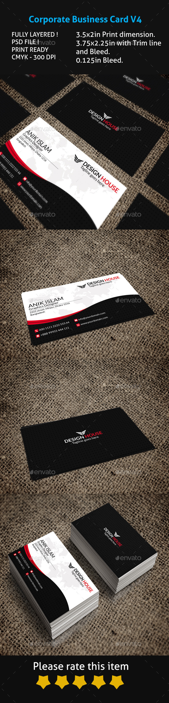 GraphicRiver Corporate Business Card V4 11202224 GraphicRiver Corporate Business Card V4 11202224