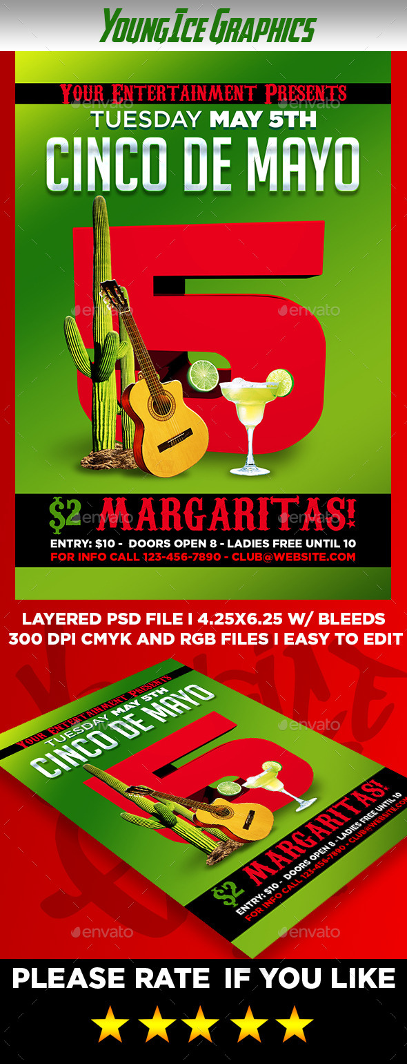GraphicRiver Cinco De Mayo Flyer Template 11202842 GraphicRiver Cinco De Mayo Flyer Template 11202842