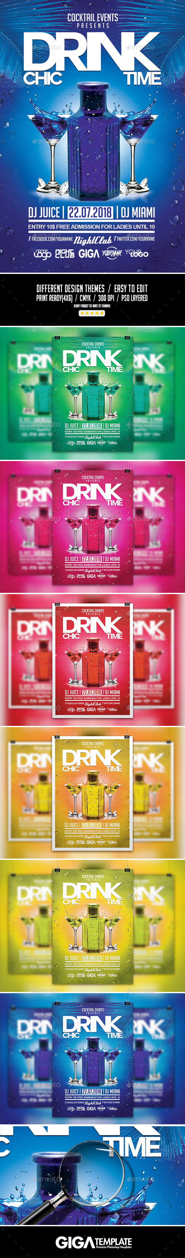 GraphicRiver Chic Drink Time Modern Night Flyer PSD Template 11202946 GraphicRiver Chic Drink Time Modern Night Flyer PSD Template 11202946