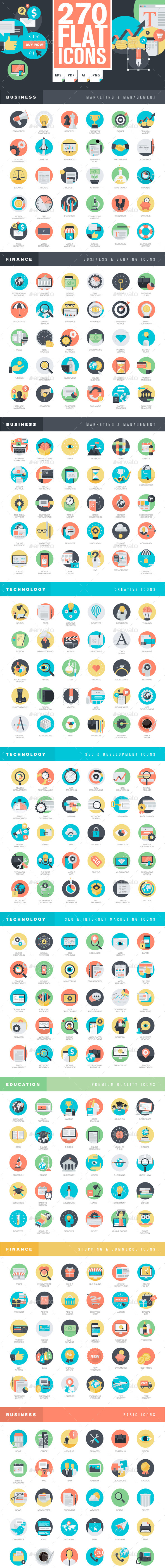 GraphicRiver Set of Flat Design Icons 11203539 GraphicRiver Set of Flat Design Icons 11203539