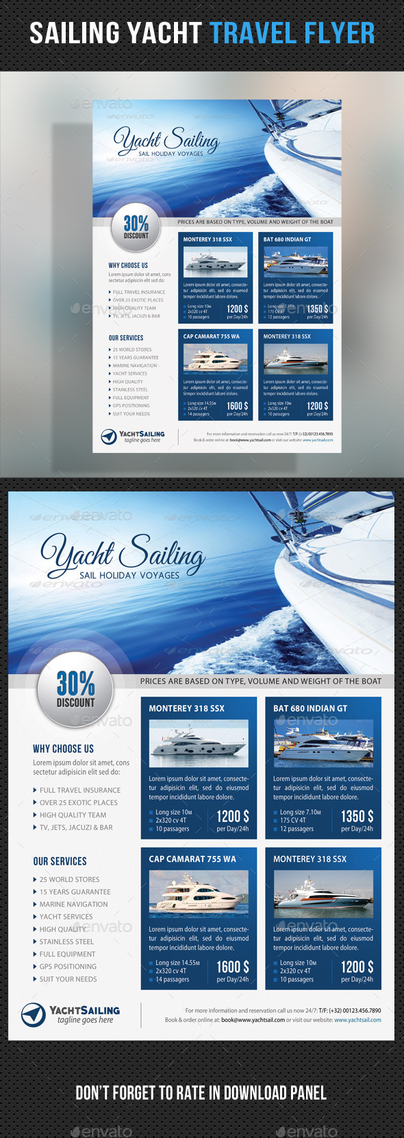 GraphicRiver Sailing Yacht Travel Flyer 06 11203716 GraphicRiver Sailing Yacht Travel Flyer 06 11203716