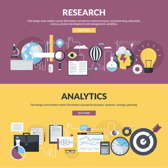 GraphicRiver Set of Flat Design Business Banners 11203929 GraphicRiver Set of Flat Design Business Banners 11203929