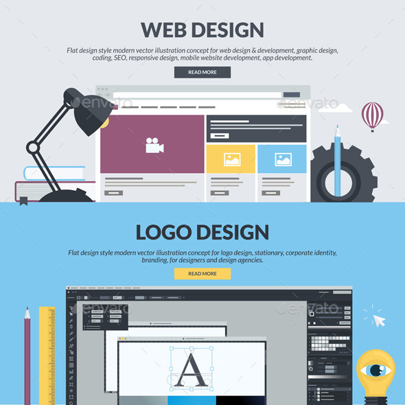 GraphicRiver Flat Design Banners for Graphic and Web Design 11204046 GraphicRiver Flat Design Banners for Graphic and Web Design 11204046