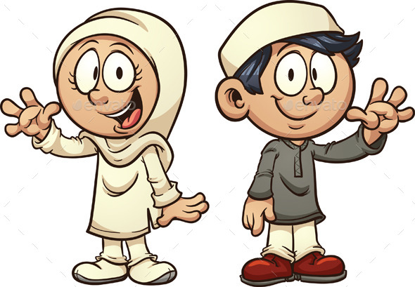GraphicRiver Muslim Kids 11204162 GraphicRiver Muslim Kids 11204162