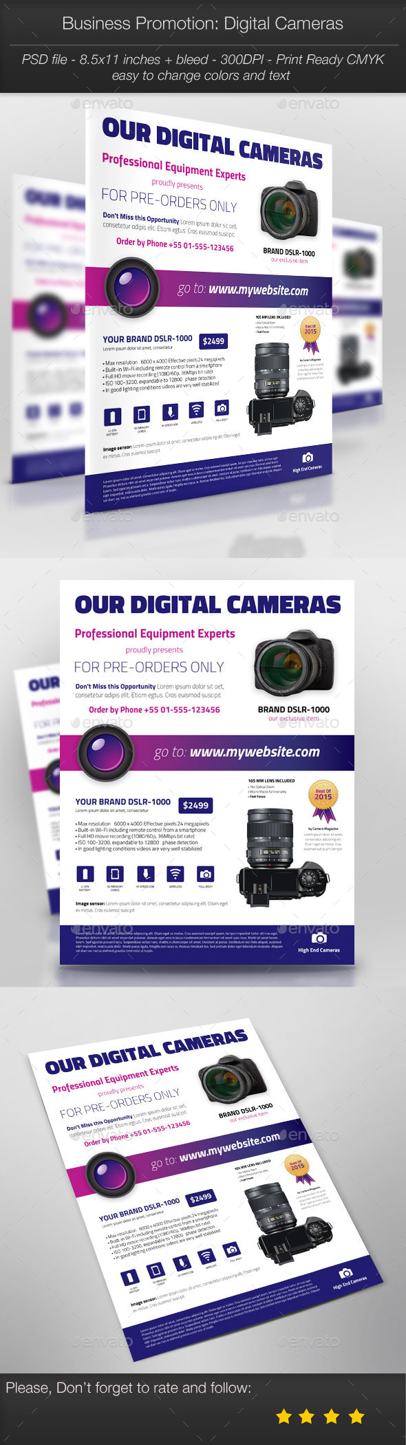 GraphicRiver Business Promotion Digital Cameras 11204455 GraphicRiver Business Promotion Digital Cameras 11204455