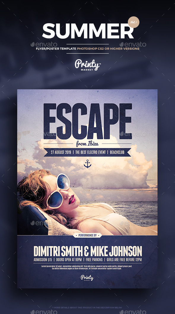 GraphicRiver Summer Flyer Poster Vol.1 11159417 GraphicRiver Summer Flyer Poster Vol.1 11159417