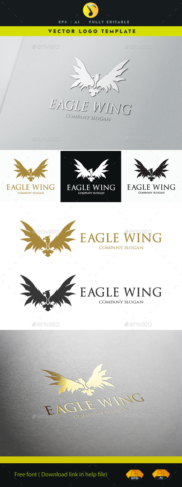 GraphicRiver Eagle Wing 11206410 GraphicRiver Eagle Wing 11206410