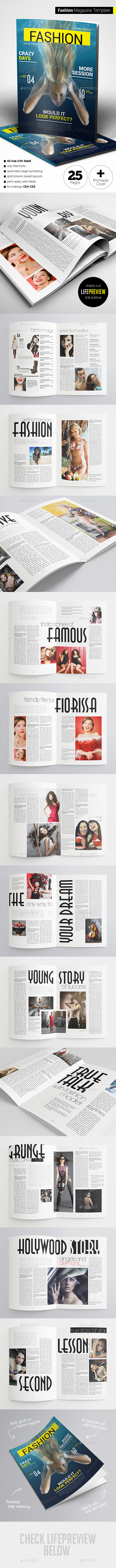 GraphicRiver Fashion Magazine 11206972 GraphicRiver Fashion Magazine 11206972