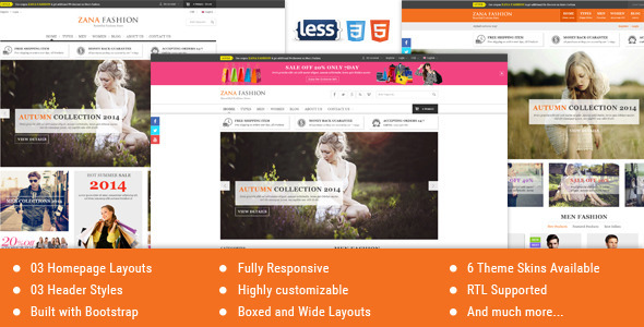 Zana - Multipurpose Responsive Prestashop Theme