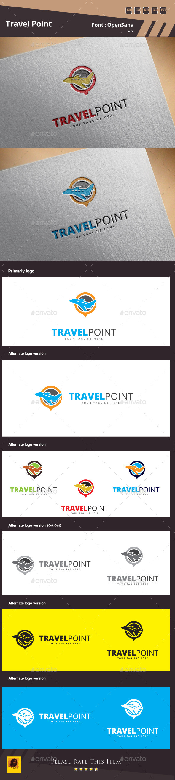 GraphicRiver Travel Point Logo Template 11208275 GraphicRiver Travel Point Logo Template 11208275