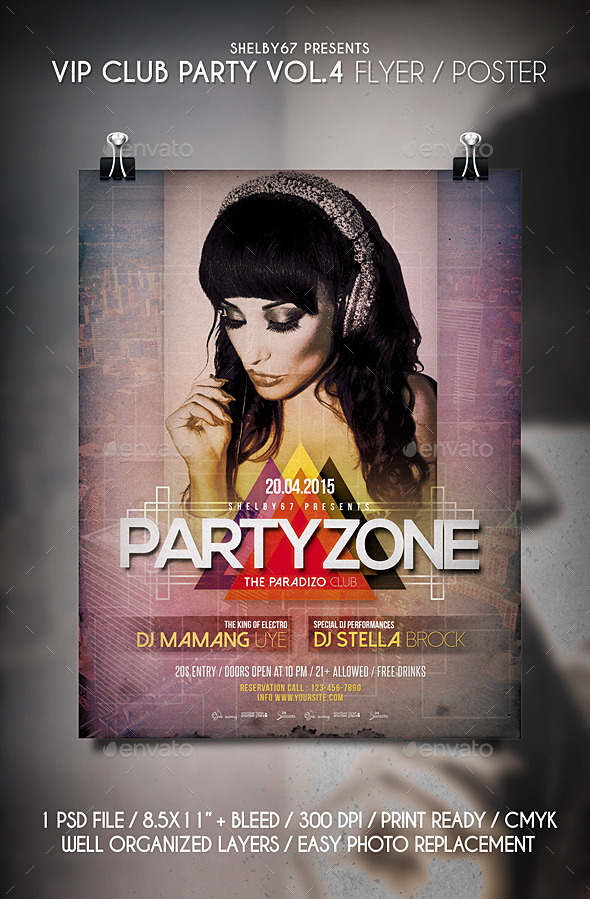 GraphicRiver VIP Club Party Flyer Poster Vol.4 11208355 GraphicRiver VIP Club Party Flyer Poster Vol.4 11208355