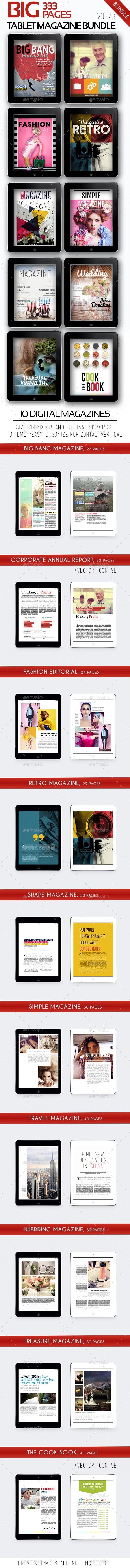 GraphicRiver Big iPad &Tablet Magazine Bundle Vol.03 11168993 GraphicRiver Big iPad &Tablet Magazine Bundle Vol.03 11168993