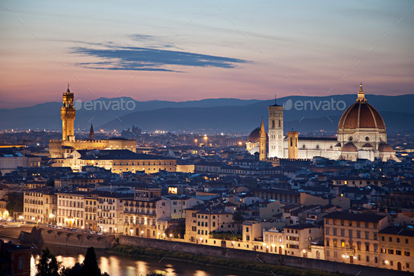 Medieval town of Florence with Duomo, Italy (Misc) Photo Download