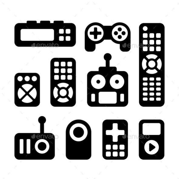 GraphicRiver Remote Control Icons Set 11209985 GraphicRiver Remote Control Icons Set 11209985
