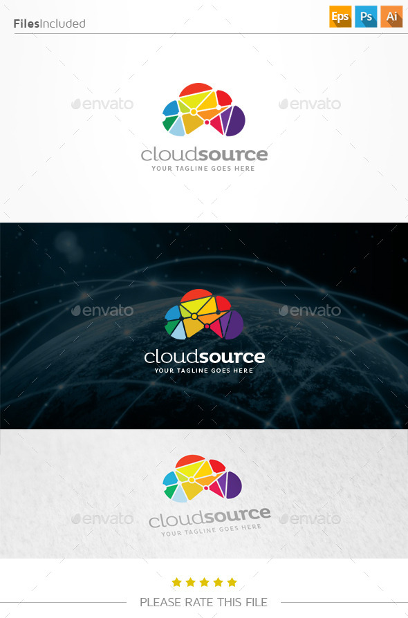 GraphicRiver Cloud Source Logo 11210184 GraphicRiver Cloud Source Logo 11210184