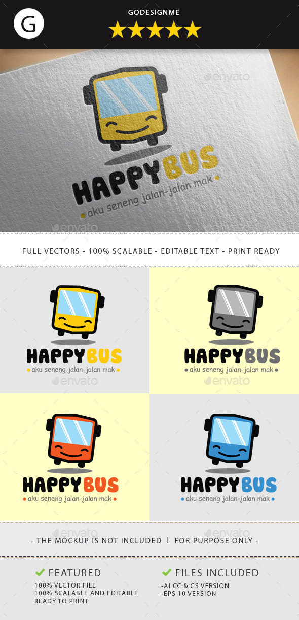 GraphicRiver Happy Bus 11211167 GraphicRiver Happy Bus 11211167