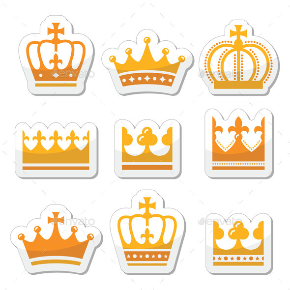 GraphicRiver Crown Set 11211202 GraphicRiver Crown Set 11211202