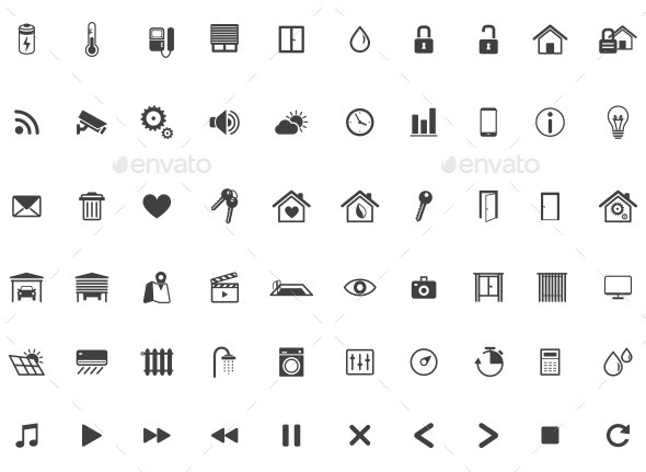 GraphicRiver Home Automation Smart Home Icon Set Vector 10683103 GraphicRiver Home Automation Smart Home Icon Set Vector 10683103