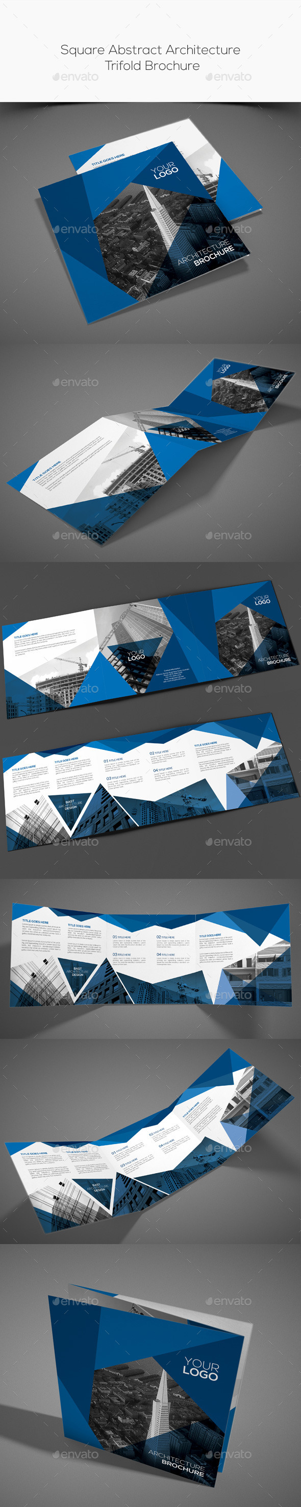 GraphicRiver Square Abstract Architecture Trifold Brochure 11212483 GraphicRiver Square Abstract Architecture Trifold Brochure 11212483