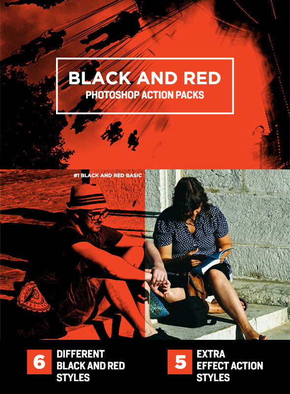 GraphicRiver Black and Red Photoshop Action Packs 11212745 GraphicRiver Black and Red Photoshop Action Packs 11212745