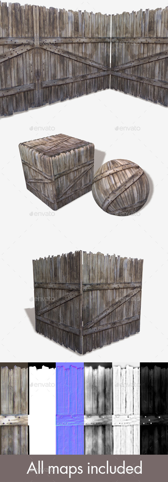 3DOcean Tall Wooden Gate Seamless Texture 11213114 3DOcean Tall Wooden Gate Seamless Texture 11213114