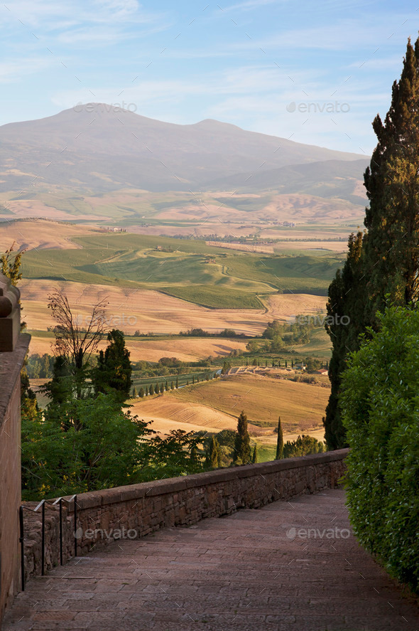 Tuscany Landscape. Pienza, Italy (Misc) Photo Download