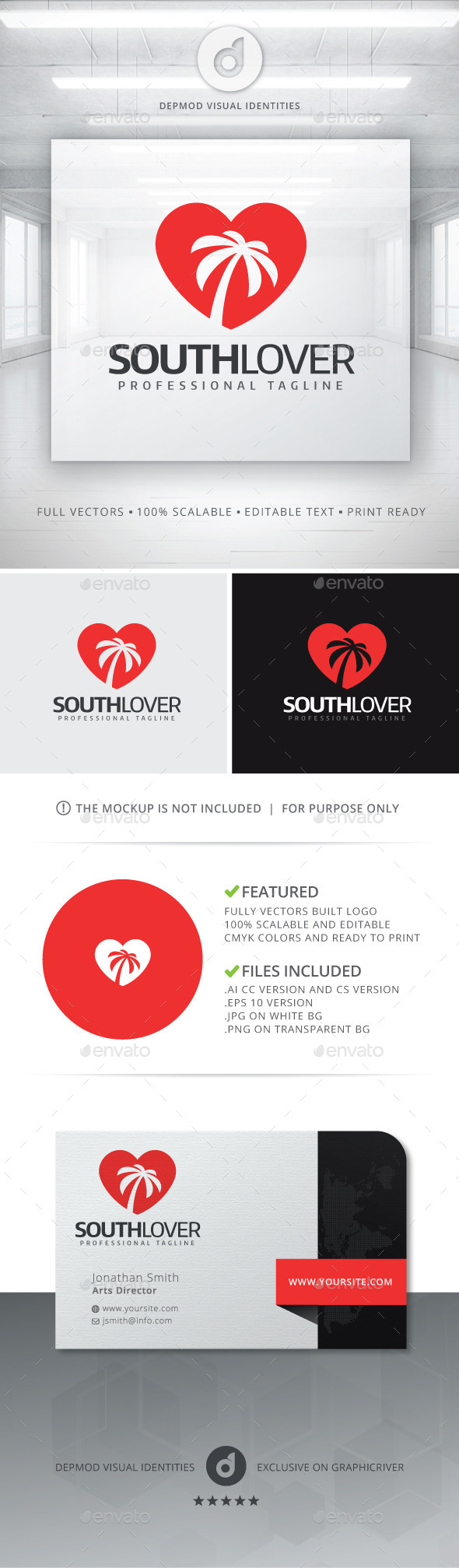 GraphicRiver South Lover Logo 11213731 GraphicRiver South Lover Logo 11213731